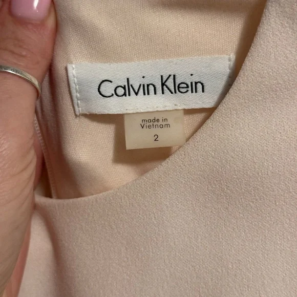 Calvin Klein Soft Pink Mini Dress - Picture 2 of 4